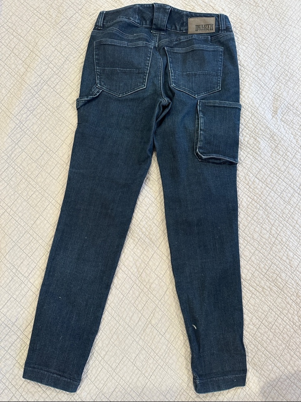 Duluth Trading Co Indigo Skinny Utility Jeans - Picture 4 of 4